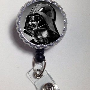 Darth Vader retractable uniform work badge reel